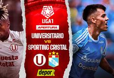 Universitario vs Sporting Cristal EN VIVO en GOLPERU (Movistar): minuto a minuto de hoy