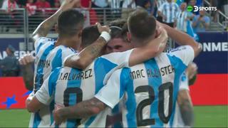 ¡La ‘Araña’ picó! Gol de Julián Álvarez para el 1-0 de Argentina vs Canadá [VIDEO]