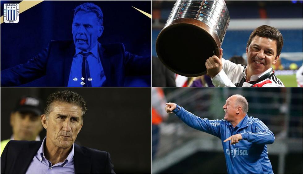 Los grandes entrenadores que veremos en la Copa Libertadores 2019. (AFP / Reuters / Getty)