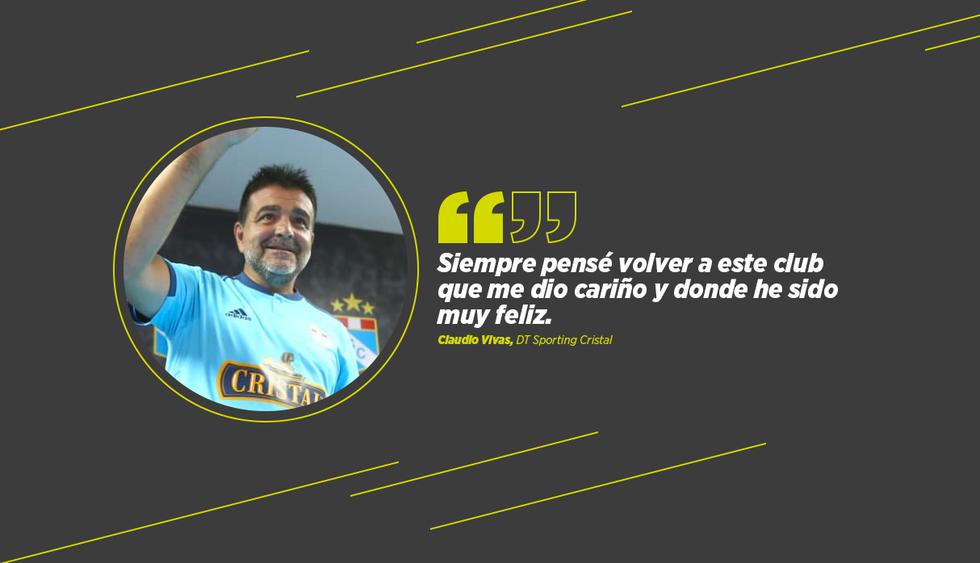 Claudio Vivas no dudó en volver a dirigir a Sporting Cristal.