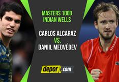Alcaraz vs. Medvédev (2-0): video y resumen por Masters 1000 Indian Wells