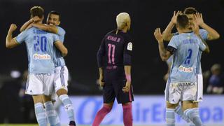 Barcelona hace el ridículo: tres goles del Celta de Vigo en solo 11 minutos