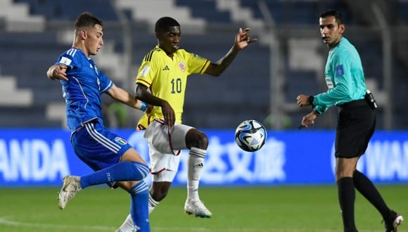 Colombia cayó 3-1 ante Italia y quedó eliminada del Mundial Sub-20 | Foto: AFP
