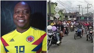 El adiós a Freddy Rincón: puerto de Buenaventura fue abarrotado para despedir al ‘Coloso’