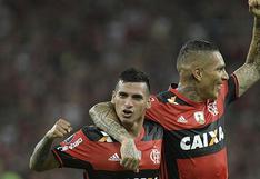 Gran acto de amistad: hijo de Trauco vio el partido del Flamengo acompañado de familiares y amigos de Guerrero