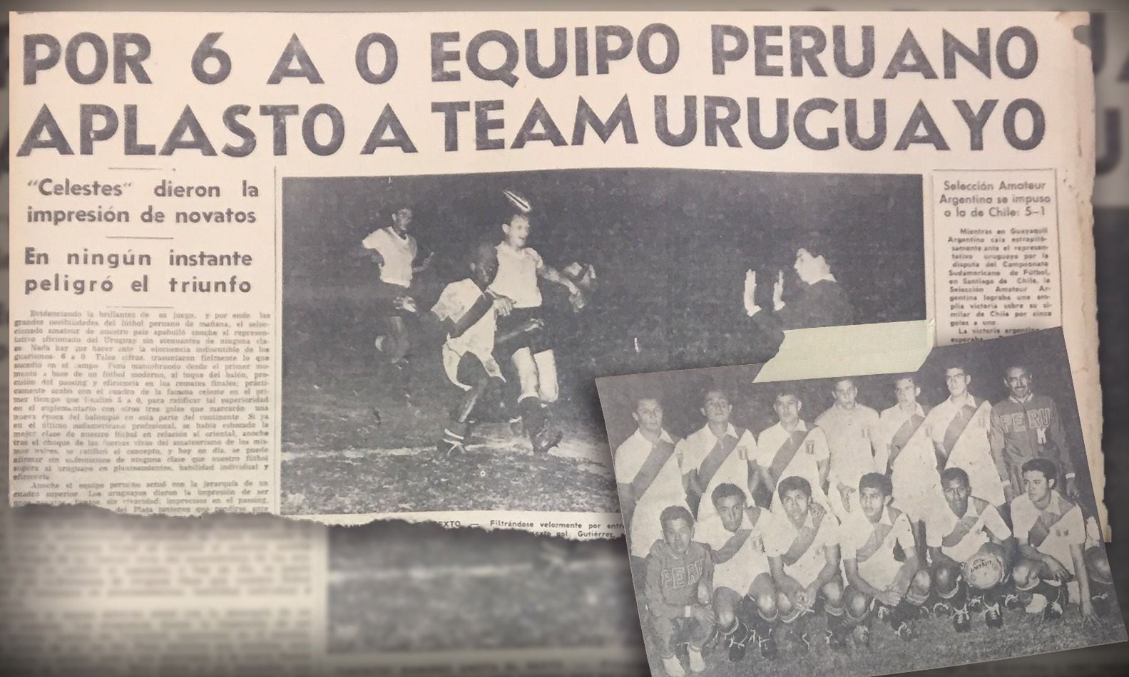 La Selección Peruana ganó cinco de seis partidos en el Preolímpico de 1960. (Diseño: Marcelo Hidalgo)