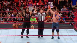 Buena combinación: Reigns y Cena derrotaron al equipo de The Miz y Samoa Joe en RAW [VIDEO]