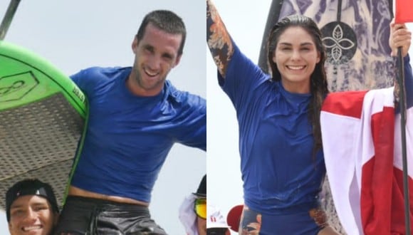 Tamil Martino y Vania Torres tuvieron una gran actuación en los Juegos Surameticanos de Playa 2023. (Foto: Composición Depor / IPD)