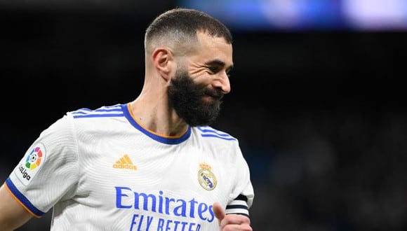 Karim Benzema es el goleador de la temporada en LaLiga, con 22 anotaciones. (Foto: AFP)