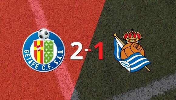 Getafe derrotó 2-1 en casa a Real Sociedad