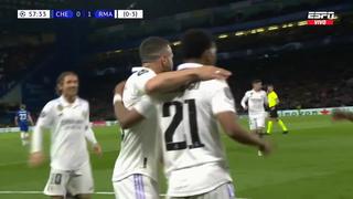 ¡Sentencia la llave! Rodrygo marcó el 1-0 en Real Madrid vs. Chelsea por Champions