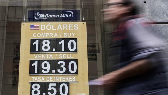 El tipo de cambio abría a la baja este martes 9 de febrero en el mercado mexicano. (Foto: AFP)