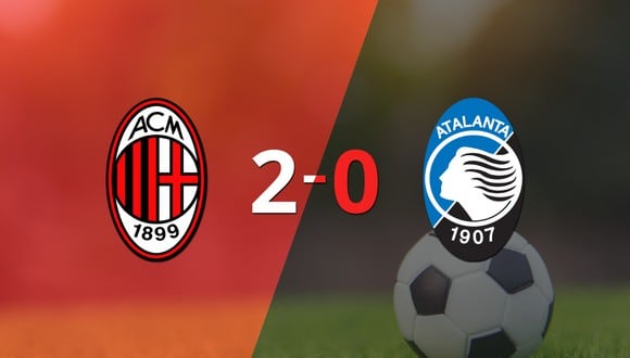 Milan marcó dos veces en la victoria ante Atalanta en el estadio San Siro