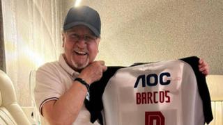 Emoción total: Hernán Barcos celebra que Kiko tenga la camiseta de Alianza Lima