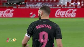Benzema y Odriozola no perdonan: anotan para el 4-1 en el Real Madrid vs. Granada [VIDEO]
