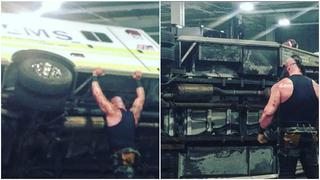 WWE: Braun Strowman volteó ambulancia donde estaba Roman Reigns (VIDEO)