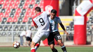 Perú se despidió del Sudamericano Sub 20 con una derrota 1-0 ante Argentina