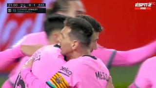 Medio gol de Messi: Lenglet puso el 1-0 sobre Valladolid tras genial asistencia del ‘10′ de Barça [VIDEO]