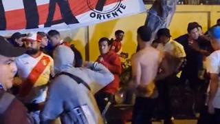 ¡Lamentable! Disturbios en la previa del banderazo de la Selección Peruana
