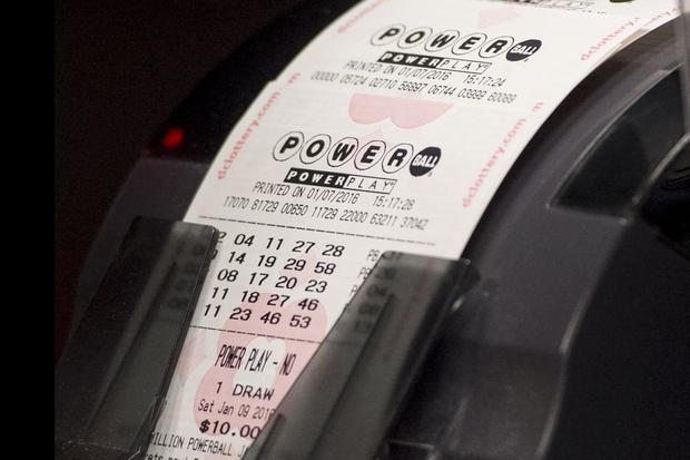 Una boleto de la lotería de Powerball (Foto: AFP)