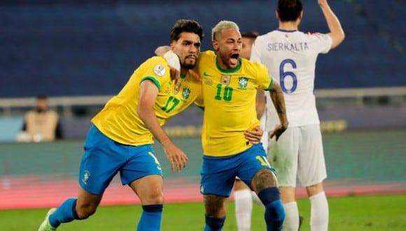 Brasil derrotó 1-0 a Chile y avanzo a semifinales de la Copa América 2021. (Foto: ESPN)