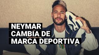 Neymar presentó a su nuevo patrocinador deportivo 