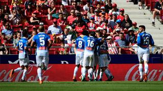 Atlético de Madrid cayó 2-0 ante Espanyol en el Wanda Metropolitano por la Liga Santander 2018