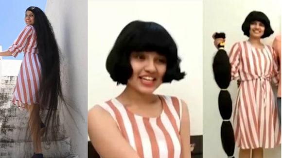 'Real life Rapunzel' cut her hair 200 cm long after 12 years