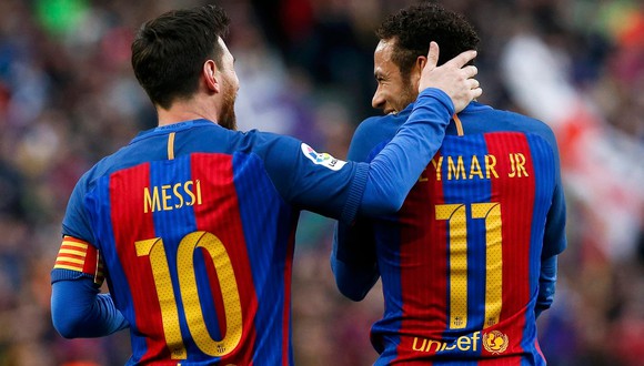 Lionel Messi y Neymar jugaron juntos en el Barcelona hasta el 2017. (AFP)