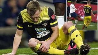 “Se le vio el hueso”: la terrible lesión de Ward-Prowse en el Southampton-Tottenham por la FA Cup [VIDEO]