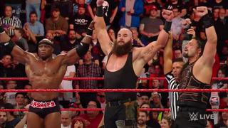 ¡Puro poder! Braun Strowman derrotó a Kevin Owens y le dio la victoria a su equipo en RAW [VIDEO]