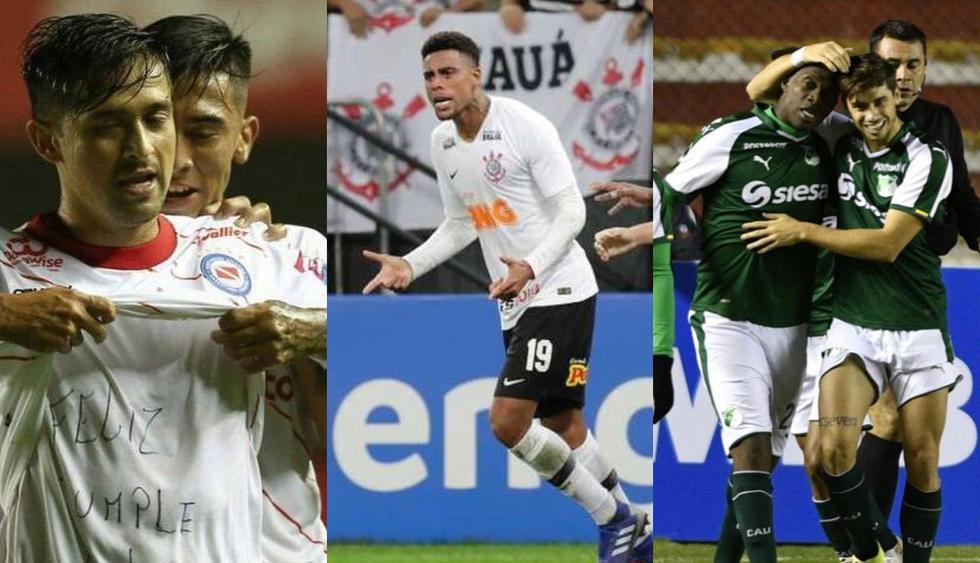 De estos equipos saldrán los rivales de Sporting Cristal y Melgar en la Copa Sudamericana 2019. (Fotos: Agencias)
