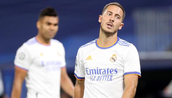 Eden Hazard no vive un buen momento en Real Madrid. (Foto: EFE)