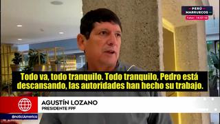 Agustín Lozano confirma que Pedro Gallese salió de comisaría y ya está en el hotel de concentración 