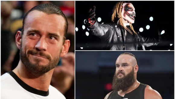 CM Punk es presentador ocasional en WWE Backstage; mientras que 'The Fiend' y Strowman son luchadores de WWE. (Foto: WWE)