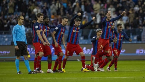 Barcelona clasificó a la final de la Supercopa de España tras vencer al Betis por penales. (Foto: Getty Images)