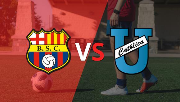 Ya juegan en el Monumental, Barcelona vs U. Católica (E)