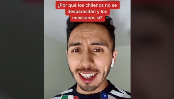 "¿Por qué los chilenos no se desparasitan?": la pregunta de un tiktoker mexicano que se volvió viral. (Foto: @unmexicanoenchile / TikTok)