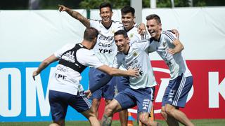 ¿Presión? Argentina entrenó entre risas antes de decisivo choque contra Croacia [FOTOS]
