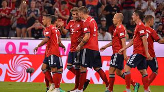 Bayern Munich venció por 1-0 al Manchester United en un partido amistoso en el Allianz Arena