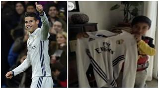 Real Madrid: James Rodríguez y el increíble gesto que tuvo con un niño peruano