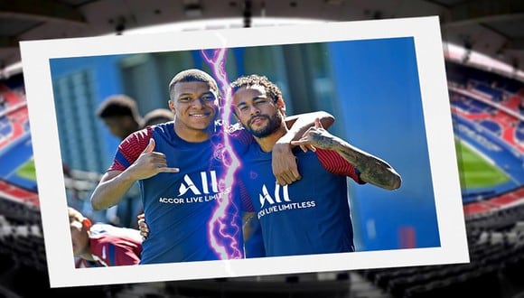 Neymar y Kylian Mbappé juegan juntos en el PSG desde mediados de 2017. (Composición: Depor)