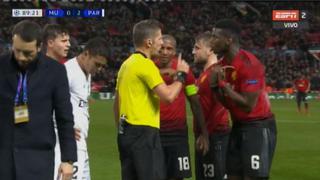 Todo mal: Pogba vio la roja y se pierde la vuelta del Manchester United vs. PSG [VIDEO]