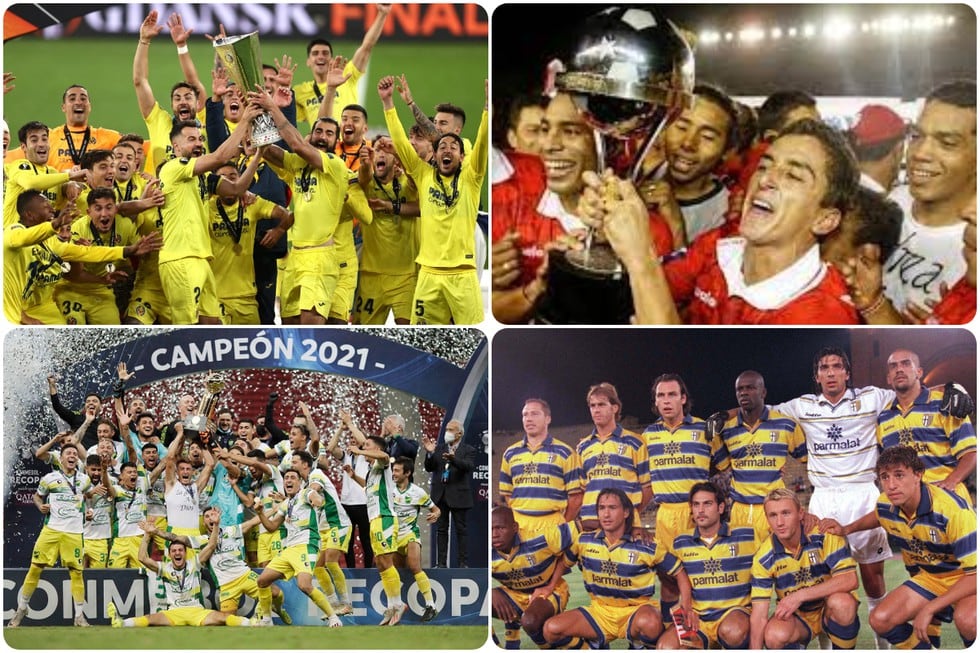 Los clubes que ganaron títulos internacionales, pero no tienen ninguno doméstico.
