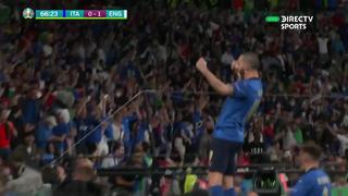Silencia Wembley: gol de Bonucci para colocar el 1-1 en la final de la Eurocopa [VIDEO]