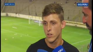 Patrick Zubczuk en el Monumental: “Estoy feliz de volver a mi casa, aunque sea se visita” [VIDEO]