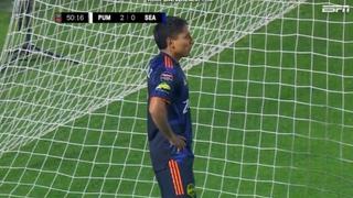 Estaba solo: Ruidíaz falló gol en Pumas vs. Seattle Sounders por la final de Concachampions
