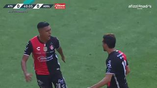 Celebran los ‘Rojinegros’: gol de Trejo para el 1-0 del Atlas vs. San Luis [VIDEO]