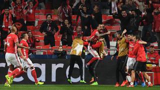 Triunfazo del Benfica: derrotó 1-0 al Borussia Dortmund en la ida de los octavos de la Champions League