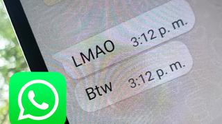 WhatsApp: qué significa “LMAO” y “BTW” en tus conversaciones